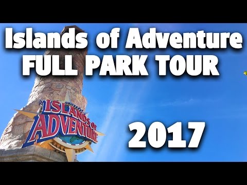 2017 Full Park Tour and Overview | 4K | Islands of Adventure
