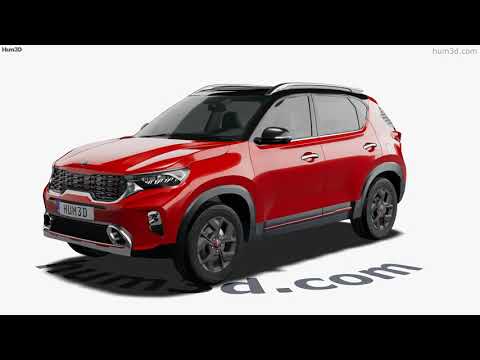 Kia Sonet GT-Line 2023 3D model by 3DModels.org