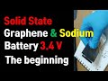 Solid State Graphene Sodium Battery 3 4v