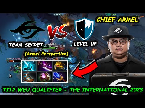 Armel Earthshaker Perspective Highlights | Team Secret vs LEVEL UP  TI12  Regional Qualifiers