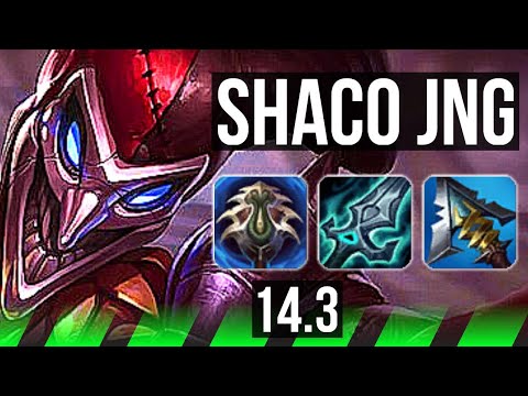 SHACO vs ZAC (JNG) | Rank 4 Shaco, 700+ games, Legendary, 18/4/6 | EUW Challenger | 14.3