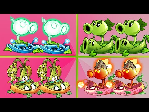 Random 6 Best Team PEA & VINE Plants - Who Will Win ? - PvZ 2 Team Plant