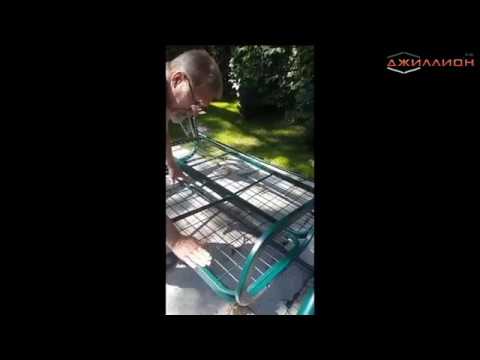 Качели садовые 'Барселона' Грин 3-х местные