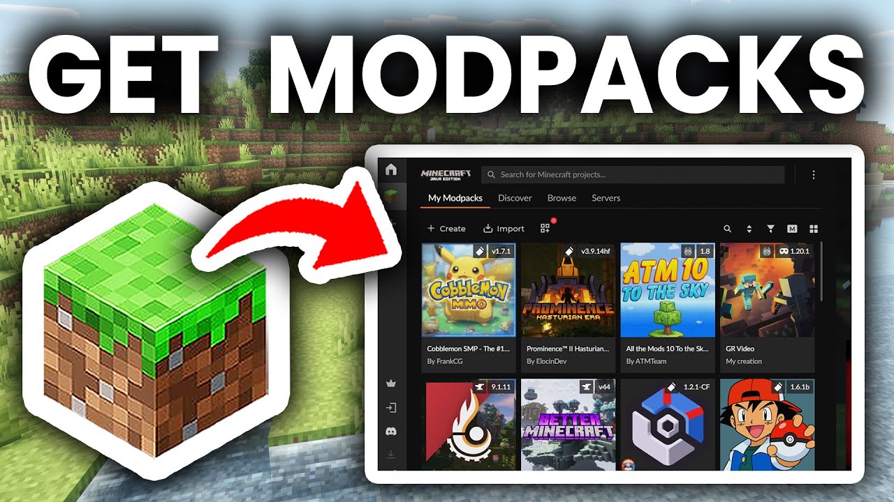 How To Install Modpacks In Minecraft Java Edition - Step By Step