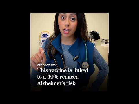 This vaccine is linked to a 40% reduced Alzheimer’s risk