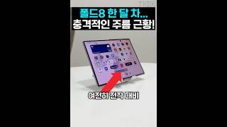 폴드8 한 달 차… 주름 근황