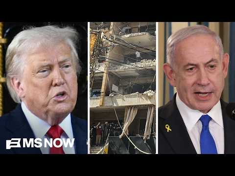 Did Netanyahu DEFY Trump?: Israel and Iran trade strikes after Israeli attack on Lebanon