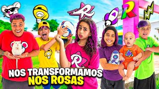 NOS TRANSFORMAMOS NO GRUPO DOS ROSA POR 24 HORAS ! - PRIME TURMA DA SOPHIA