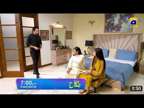 Nikah episode 58 Teaser tonight at 7:00pm on Har Pal Geo#nikah #zainabshabbir #haroonshahid