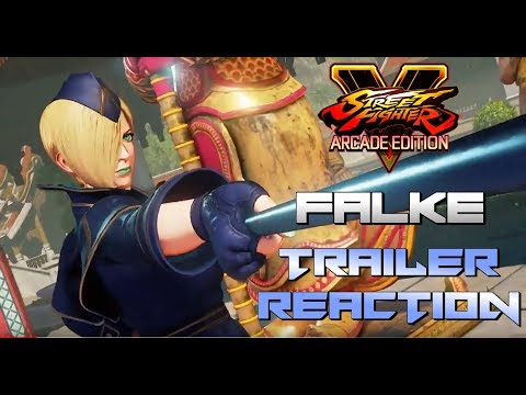 Street Fighter V Falke Trailer Reaction!!