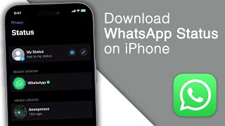 How to Download/Save WhatsApp Status on iPhone! 20