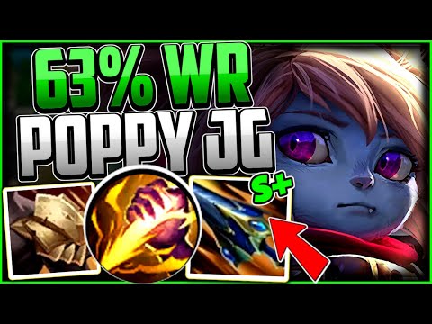 POPPY SECRET JUNGLE MONSTER?! (63% WR BUILD) How to Poppy Jungle & CARRY for Beginners Season 14