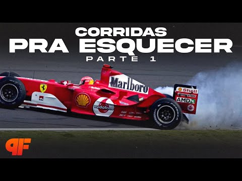 9 CORRIDAS DESASTROSAS DE LENDAS DA FÓRMULA 1 (PARTE 1) - Primeira Fila