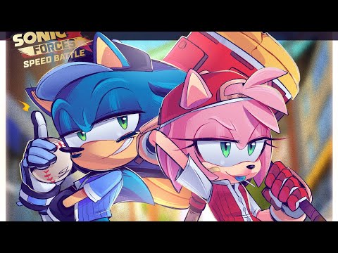 Slugger Sonic and All Star Amy gameplay Sonic Forces ⚾️