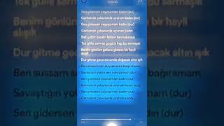 Kubilay Aka - gamzendeki çukur (şarkı sözleri) speed up