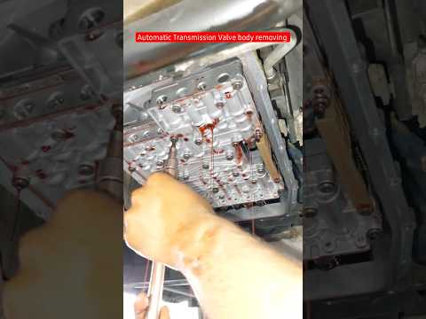 Automatic Transmission Valve Body Removing #automobile #transmission #mechanic #mechaniclife #shorts