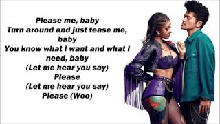Cardi B &amp; Bruno Mars - Please Me (Lyrics)