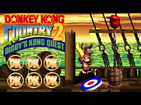 Donkey Kong Country 2: Diddy's Kong Quest - All DK Coin Locations
