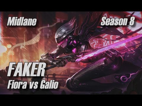 Faker - Fiora vs Galio Midlane - Season 8
