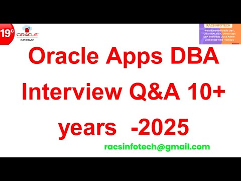 oracle apps dba real time interview Question and Answers for 10+years Experiance profiles -2025