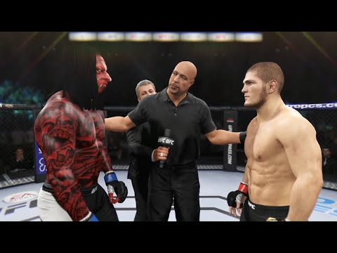 Khabib vs. Lil Dragon - EA Sports UFC 2 - Champions Fight ☝️🦅