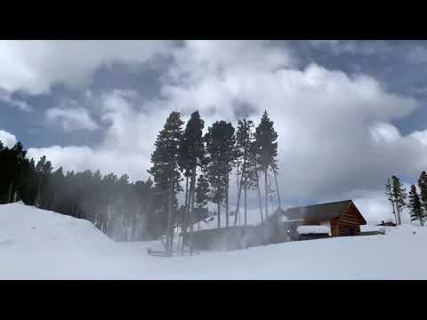 Onlookers Stunned by Sight of Snow Tornado in Big Sky, Montana