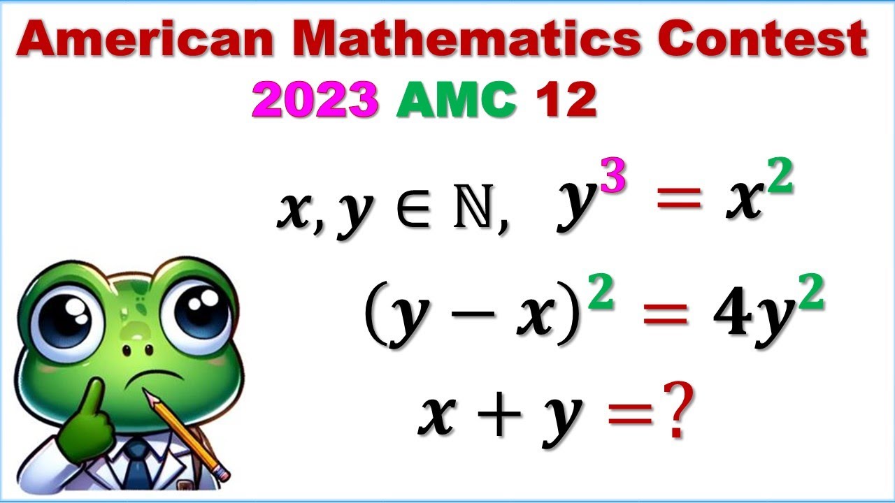 Diophantine Equations | 2023 AMC 12 | American Mathematics Contest | Math Olympiad