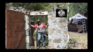 Last Chance Silver Mine, Old Cabin Found, Metal Detecting Ghost Towns British Columbia Canada