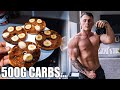 first refeed day of prep *500g carbs*