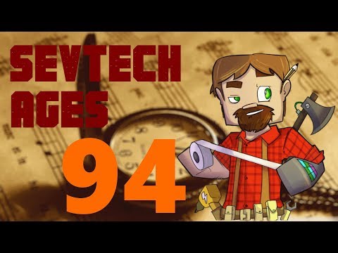 1.12 Modded Minecraft SevTech Ages: Episode 94: Tier 5 Rocket and the Saturn Boss!