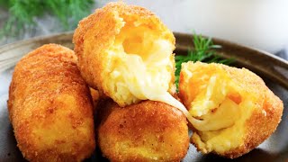 Crocchette di purè 🧑‍🍳 ricetta veloce e facile.