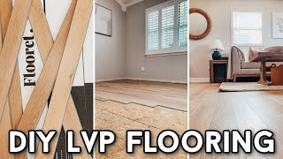 HOW TO DIY INSTALL LVP FLOORING LIKE A PROFESSIONAL | TIPS & TRICKS | INSTALLING LVP FLOORING | DIY