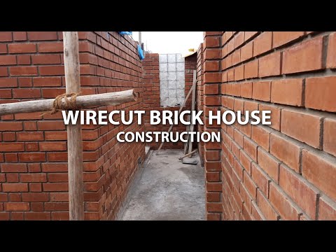 Wire cut brick