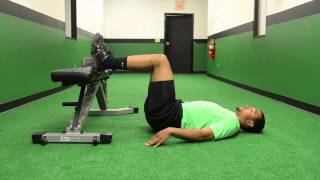275. Bodyweight Supine Bridge (Elevated)
