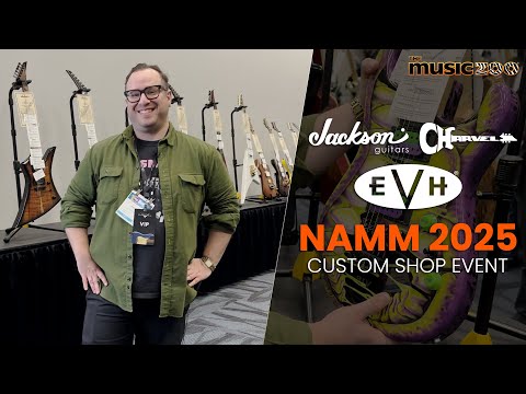 NAMM 2025 Charvel, Jackson & EVH Custom Shop Event - Walkthrough with The Music Zoo!