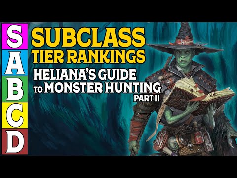 Tier Ranking the Subclasses in Helianna's Guide to Monster Hunting (Part 2)