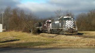 preview picture of video 'Kiamichi RR (KRR 3814) at Swink, Ok. 01/22/2010 ©'