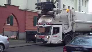 preview picture of video 'Iserlohn Duesbergstraße Müllwagen mit Niederflur-Führerhaus 19.02.2014'