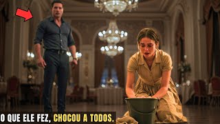 VIRGEM E REJEITADA, ELA LIMPOU O CHÃO CHORANDO NUM EVENTO… MAS O MILIONÁRIO QUE A VIU CHAMOU ELA PRA