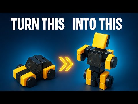 I build a mini lego Bumblebee. #lego #custom  #robot