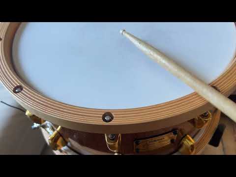 Yamaha Elvin Jones Signature snaredrum 2010s - Gold sparkle, gold lugs. image 17