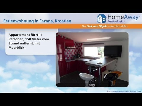 Istrien: Appartement für 4+1 Personen, 150 Meter vom Strand entfernt, mit - FeWo-direkt.de Video