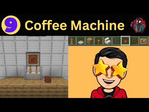 Make delicious Coffee using this Coffee Machine Build in Minecraft | Redstone and Mini Builds | Ep 9