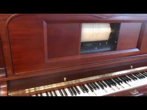 1925 J & C Fischer Ampico Player Piano playing an Ampico Roll