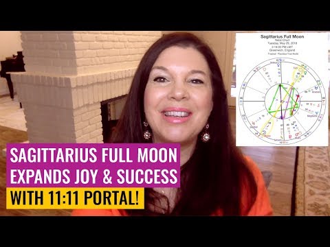 Sagittarius Full Moon Expands Joy & Success With 11:11 Portal!