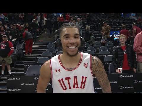 Thumbnail for Timmy Allen glad Utah was able to "gut it out" in win against Weber State with Rylan Jones out by Timmy Allen