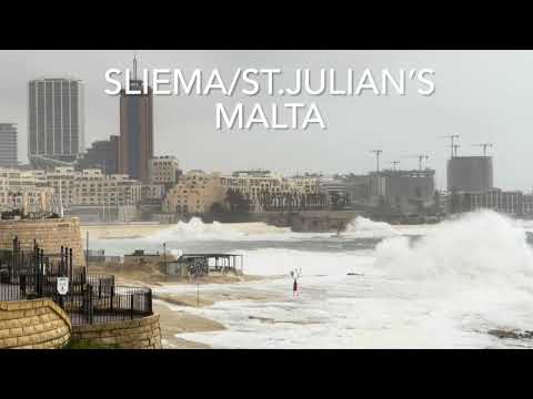 Storm Harry and The Calm After the Storm - St.Julian’s / Sliema - Malta