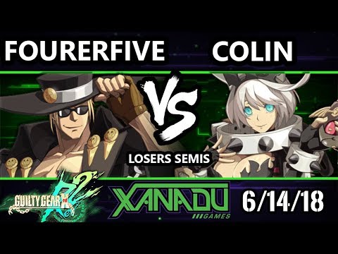 F@X 254 GGXRD2 - fourerfive (Johnny) Vs. Colin (Elphelt) - Guilty Gear XRD Rev 2 Losers Semis