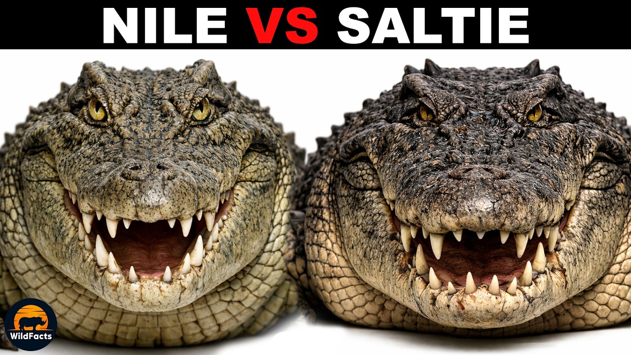 What is the difference between Nile Crocodiles and Saltwater Crocodiles?