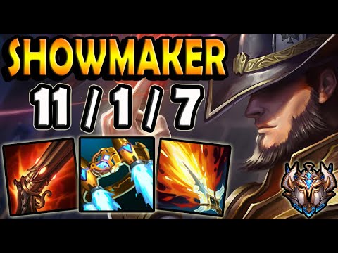 DWG ShowMaker TWISTED FATE vs AKALI [ Quadrakill ] Patch 11.1 Ranked Korea ✅